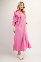 Load image into Gallery viewer, Pretty in Pink Dress  with a Bow ( S-3XL)