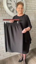 Load image into Gallery viewer, "Restocked" Custom Black Honeycomb Knit Pencil Skirt  (S-3XL)