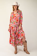 Load image into Gallery viewer, Sandy Multi Floral Dress (S-L)