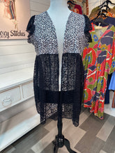 Load image into Gallery viewer, White Leopard Lace Vest (S-3X) Custom