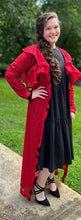 Load image into Gallery viewer, Ruffled Lace Duster (Click for Additional Colors)