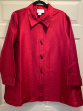 Load image into Gallery viewer, Silky Jackets (Options: Red, Green and Cobalt Blue) Run Generous-up to 48" Bust