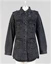 Load image into Gallery viewer, Sale! Black Long Jean Designer Jacket FB Live