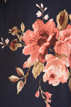 Load image into Gallery viewer, Navy Floral Print Cardigan