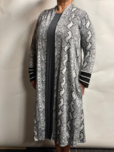 Load image into Gallery viewer, Snakeskin Open Front Long Cardigan