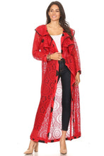 Load image into Gallery viewer, Ruffled Lace Duster (Click for Additional Colors)