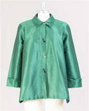 Load image into Gallery viewer, Silky Jackets (Options: Red, Green and Cobalt Blue) Run Generous-up to 48" Bust
