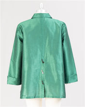 Load image into Gallery viewer, Silky Jackets (Options: Red, Green and Cobalt Blue) Run Generous-up to 48" Bust