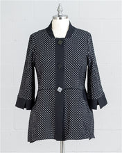 Load image into Gallery viewer, Polka Dot Button Front 2 Pocket Jacket