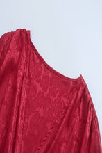 Load image into Gallery viewer, Elegant Jacquard Rose Dress