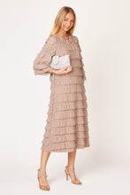 Load image into Gallery viewer, Classy with Ruffles Taupe Dress
