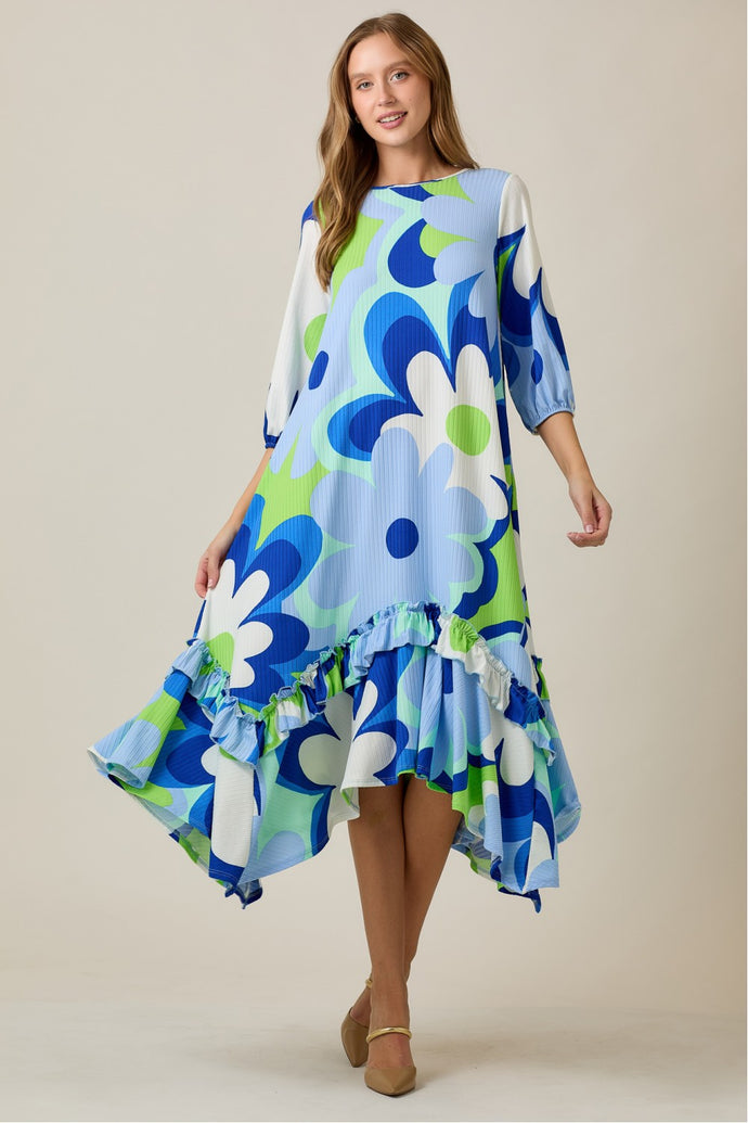 In Full Bloom  Floral Dress (S-3XL)