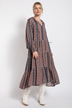 Load image into Gallery viewer, Burgundy Paisley Printed Maxi Dress
