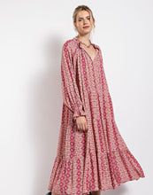 Load image into Gallery viewer, Pink Paisley Printed Maxi Dress
