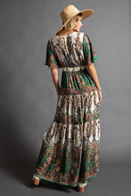 Load image into Gallery viewer, Kelly Green Printed Maxi Dress (S-L)

