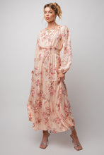 Load image into Gallery viewer, Neutral Mauve Floral Dress
