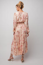 Load image into Gallery viewer, Neutral Mauve Floral Dress
