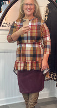 Load image into Gallery viewer, Custom Plaid Burberry Hi-Lo Top
