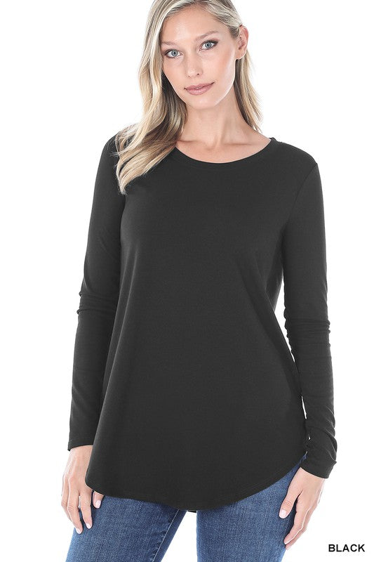 Lydia Top -Perfect for Layering (click for additional colors)- Curvy Sizes found in Curvy Collection