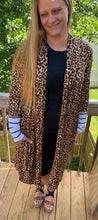 Load image into Gallery viewer, Leopard Print Classy Cardigan with pockets!
