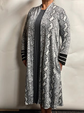 Load image into Gallery viewer, Snakeskin Open Front Long Cardigan
