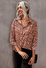 Load image into Gallery viewer, Leopard Print Buttoned Loose Shirt
