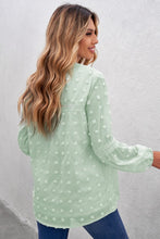 Load image into Gallery viewer, Scarlett Mint Green Swiss Dot Blouse FB Live
