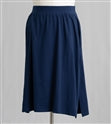 Load image into Gallery viewer, Sale! Curvy Black or Navy  A-line Stretch Knit Skirt 3X-4X
