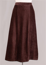 Load image into Gallery viewer, A-line Corduroy Skirts (Black, Rust, Beige and Chocolate Brown-click to see colors and sizes available)
