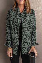 Load image into Gallery viewer, Green Leopard Zipper Jacket ( Small- 2XL )
