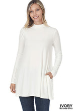 Load image into Gallery viewer, Sale! Top/Tunic  Long Sleeve and Pockets ( click for additional colors)
