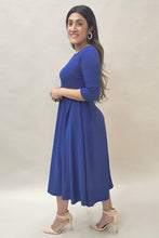 Load image into Gallery viewer, BELLA Cobalt  Blue Fit and Flare Dress (S-3X) FB Live
