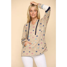 Load image into Gallery viewer, Sale! Polka Dot Hoodie
